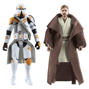 Star Wars Episode III Vintage Collection Action Figure 2-Pack Obi-Wan Kenobi & Airborne Clone Trooper 10 cm