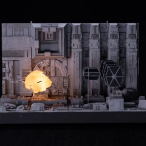 Star Wars Movie Moments Mini Scale Diorama Trench Run 23 cm