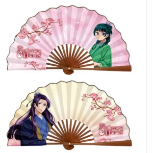 The Apothecary Diaries Japanese Bamboo Fan Maomao & Jinshi