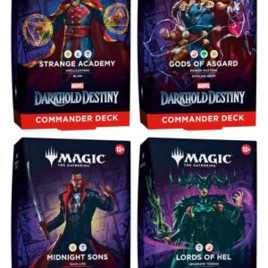 Magic the Gathering Marvel: Darkhold Destiny Commander Decks Case (4) english
